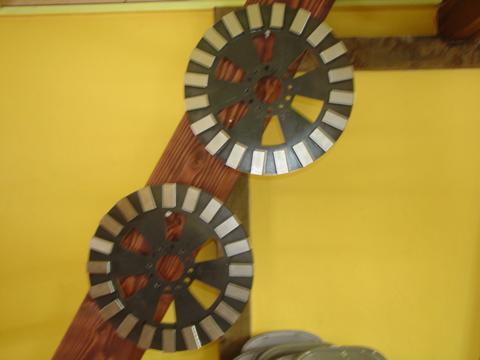 Magnets mounted