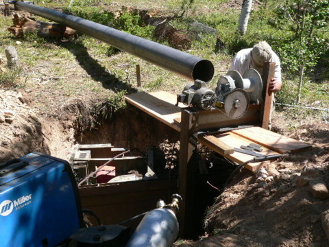 mounting the winch