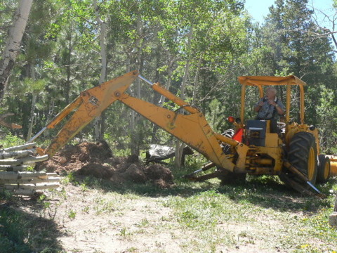 digging holes