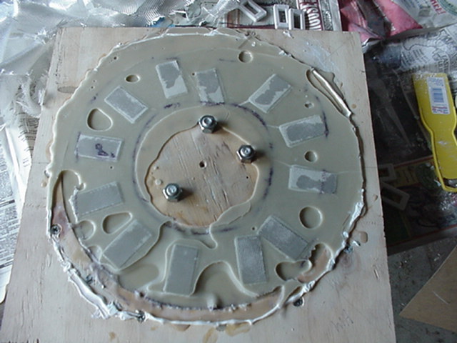 Ooops-magnets moved during casting the magnet rotor