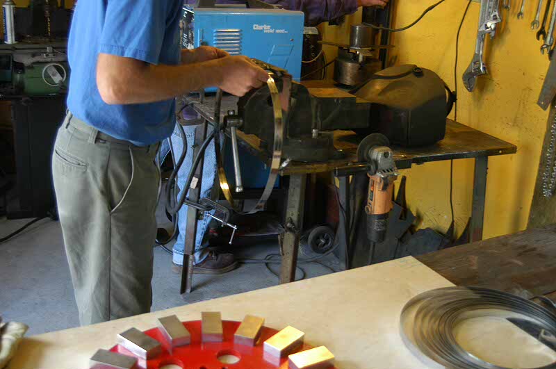 welding stainless banding