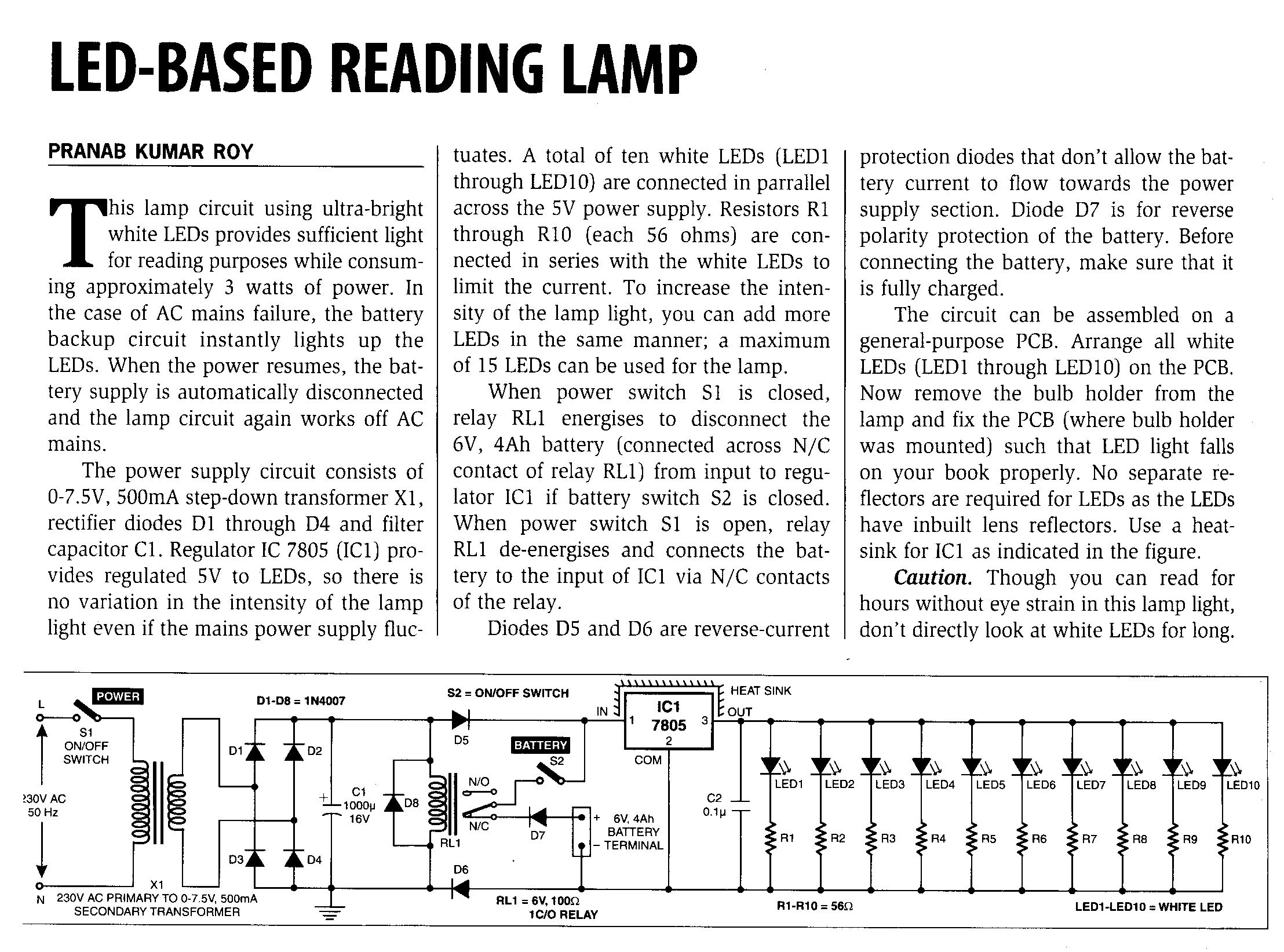 LED Light Circuit
