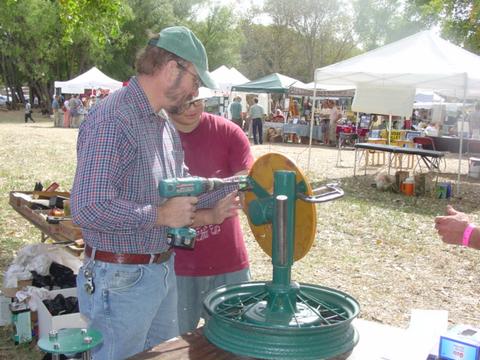 drilling out the stator 