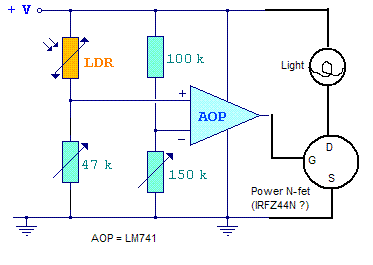 Control circuit to switch on LED's at dusk brinks dusk to dawn light wiring diagram 