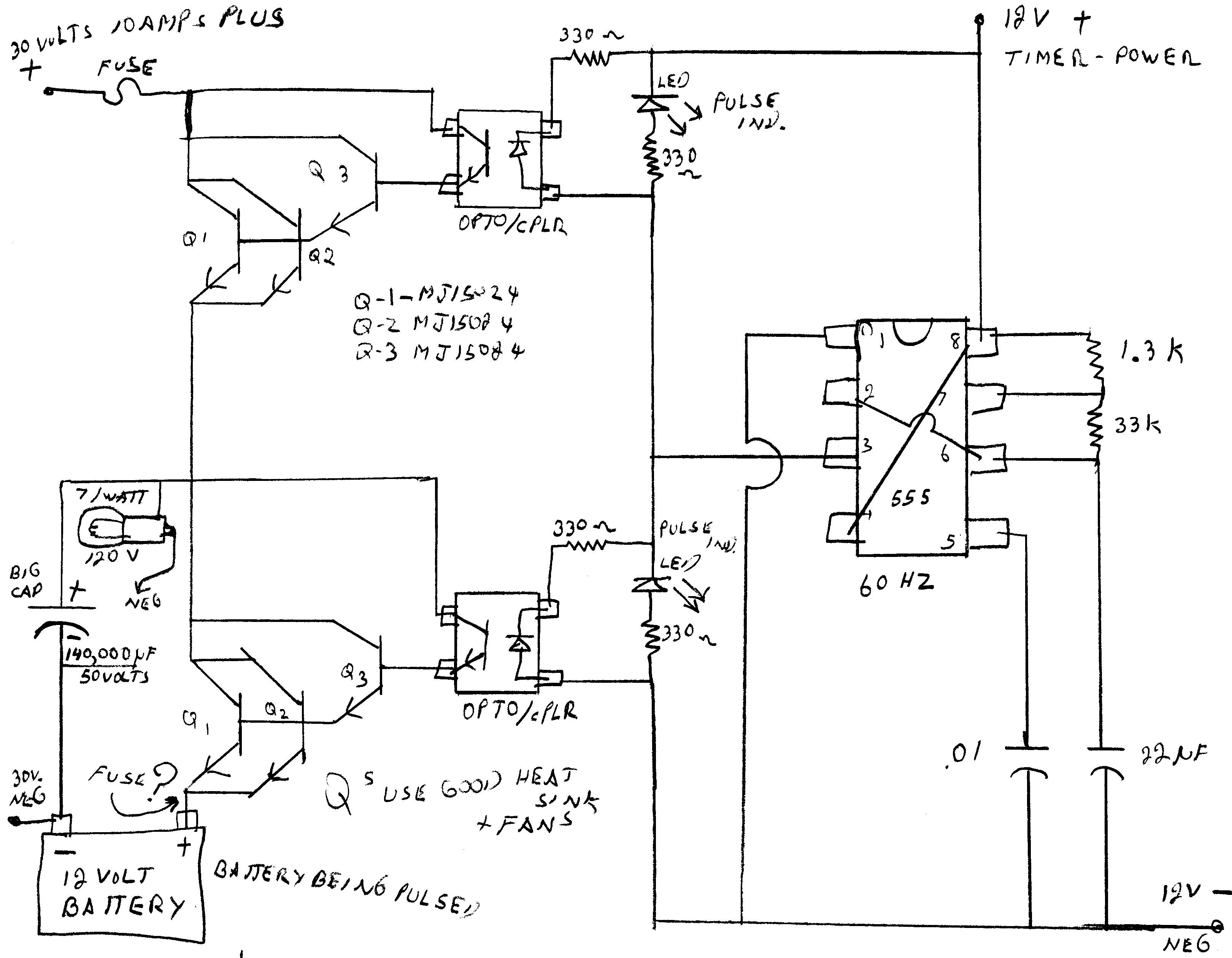 Jerry-type pulser/desulfator using MOSFETs instead of ... hendershot wiring diagram 