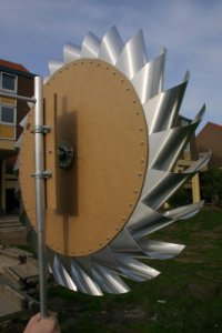 back side of turbine