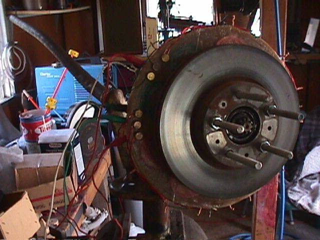 stator and rotor on 