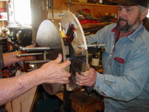 lowering the front magnet rotor