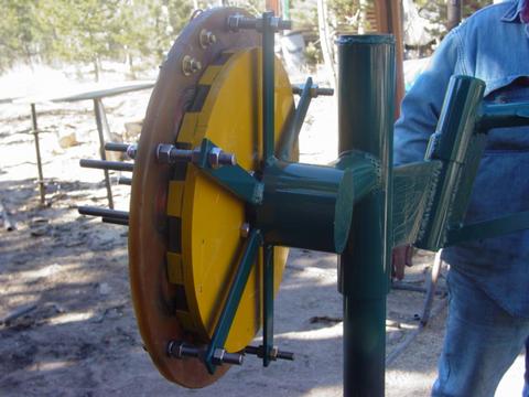 Stator mounted 