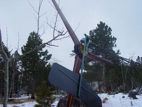 assembled on the tower