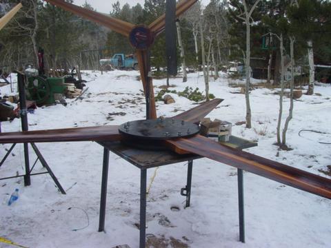 Assembling the blades