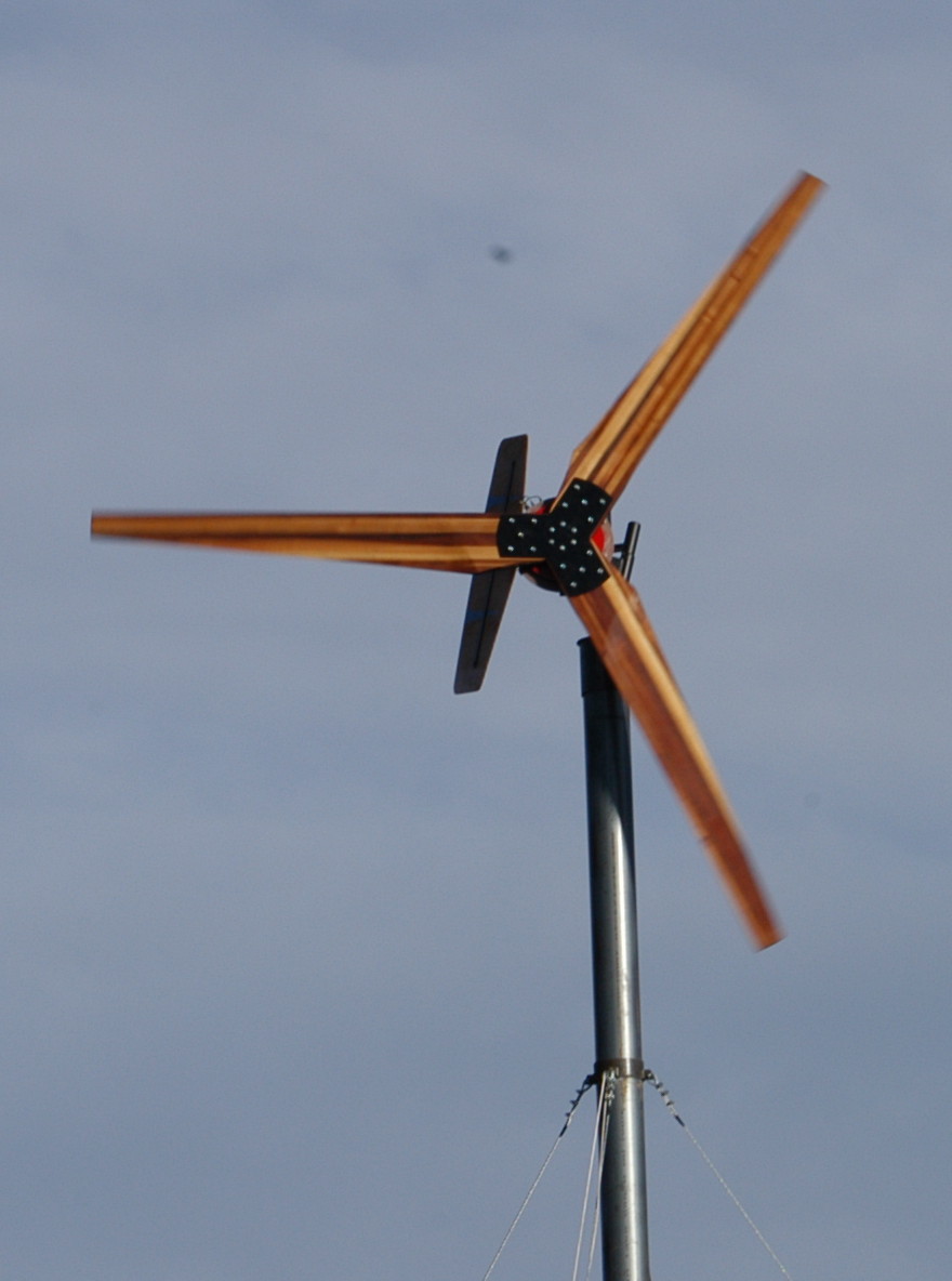 Large 17' diameter wind turbine