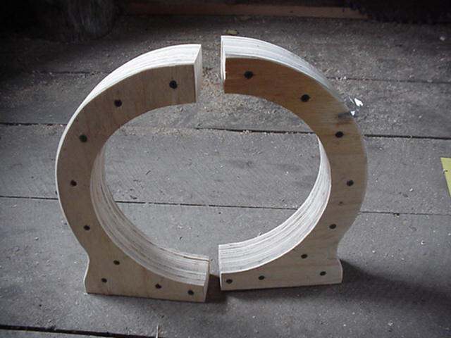 plywood stator laminates