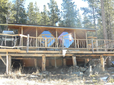 Photo of Rich's cabin.