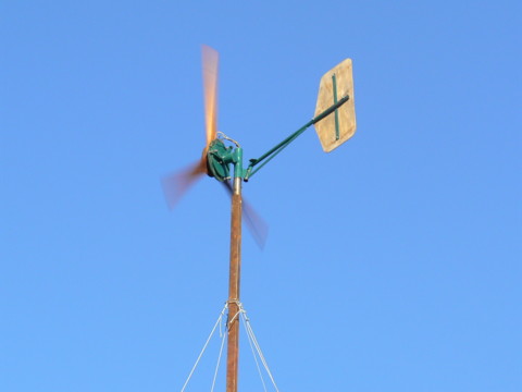 Photo of windmill in action.